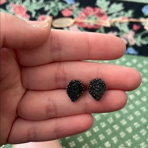 Black Drusy Kendra Scott studs